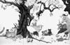 高橋常政展　TAKAHASHI Tsunemasa
－巣鴨染井蓮華寺ふすま絵と「墨描画」
2015.3.23（月）‐4.11（土）