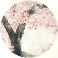 安井寿磨子　YASUI Sumaco
「春を縫って」　2018