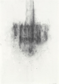 川島清 「凹のうち （2）樹下のデルタ」　2013　鉛筆、鉛粉、紙　79.0×56.0cm