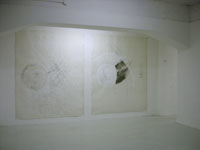 「川島清　新作ドローイング 淵2」
2008年
ギャルリー東京ユマニテ会場風景